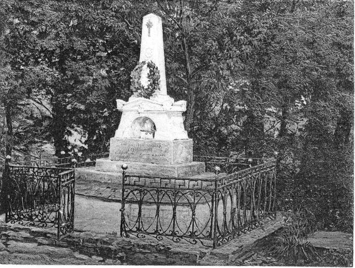 Poesjkins graf in Mikhailovsky